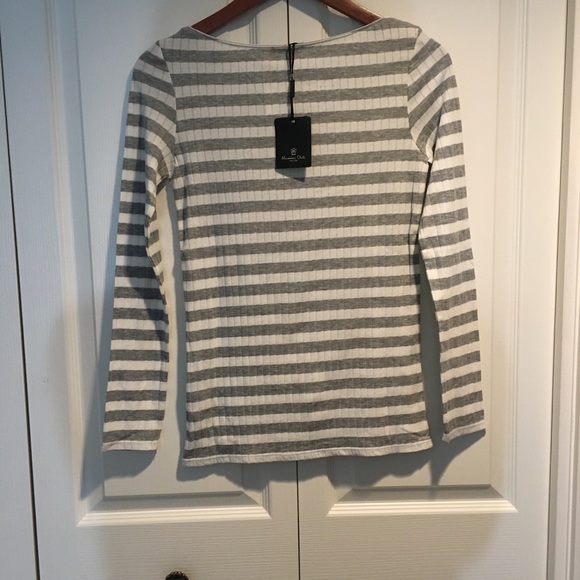 NWT Massimo Dutti Striped Long Sleeve Size XS - Picture 6 of 8